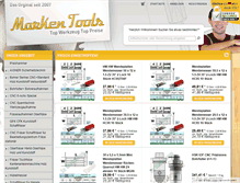 Tablet Screenshot of marken-tools.de